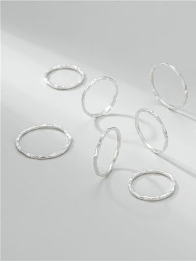 925 Sterling Silver Minimalist Band Size 7