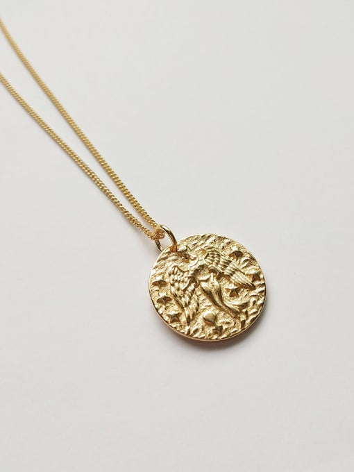 Gold Gemini Pendant Necklace