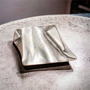 Silver Slash Antique Statement Ring