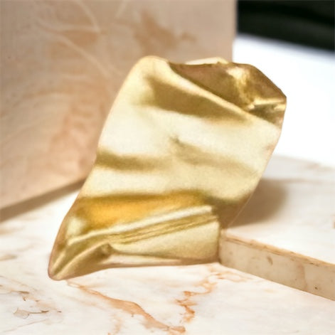 22K Gold Plated Square Statement Ring